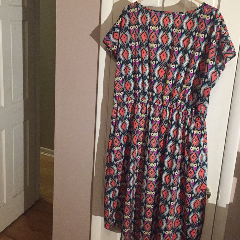 Indulge Multicolored High/Low Dress - Picture 5 of 8